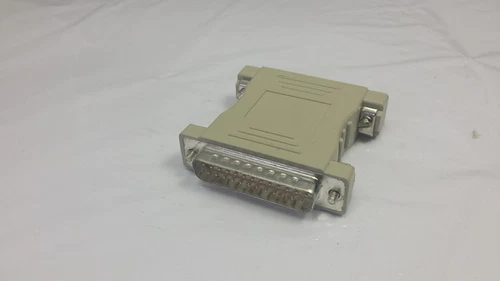 DB25 Male to Female Null Modem Adapter
