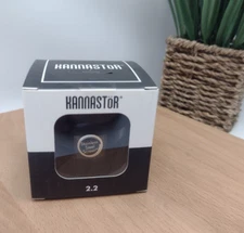 Kannastor Jar Body Multi Chamber 4pc HERB Grinder | 2.2" | Black (GR554)