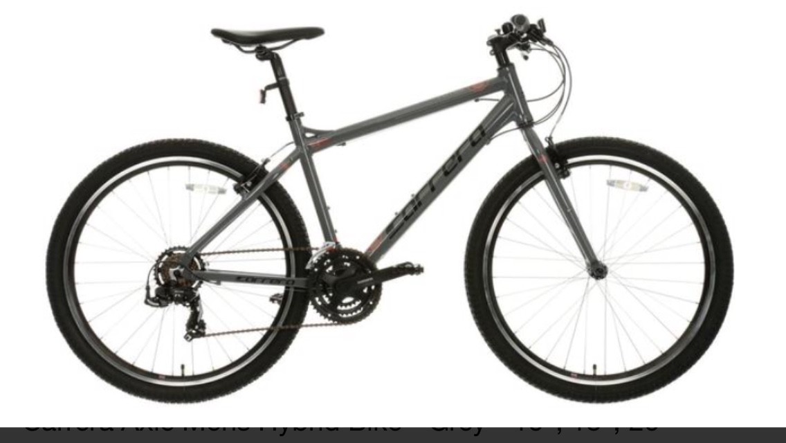 Carrera axel 20” frame Grey & orange 27.5” Wheels, condition, minor scratches Carrera axel 20” frame Grey & orange 27.5” Wheels, condition, minor scratches