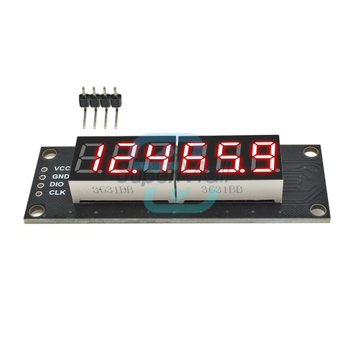 0.36/0.56 Inch 6/8 Digit 7-segment LED Display Module TM1637 74HC595 5 Colors - Bild 18 von 89