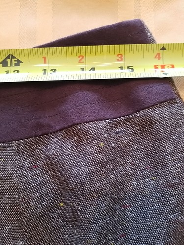Nine & Co skirt size 8 Small Brown  27.5" Cotton Poly Lined - Picture 5 of 11