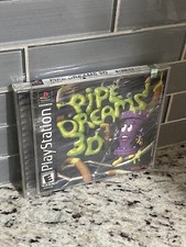 New Sealed Hang Tag Pipe Dreams 3D Playstation PS1 Video Game