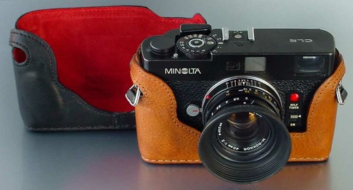 LUIGI PREMIUM CASE COMBO for FILM MINOLTA/LEICA CLE,SOFT BUMP,DELUXE STRAP,DHL - Picture 2 of 8