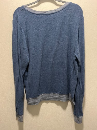 Wildfox Women's Graphic T-Shirt Blue Weekend, I Love You Size Large - Picture 3 of 5