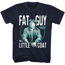 Tommy Boy Comedy Movie Fat Guy In A Little Coat Chris Farley Men's T Shirt