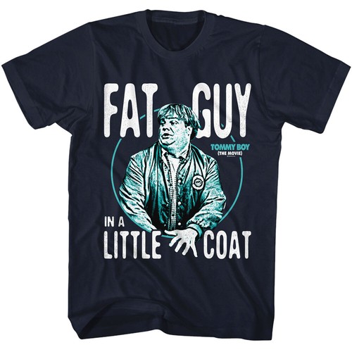 Tommy Boy Comedy Movie Fat Guy In A Little Coat Chris Farley Men's T Shirt - Picture 1 of 6