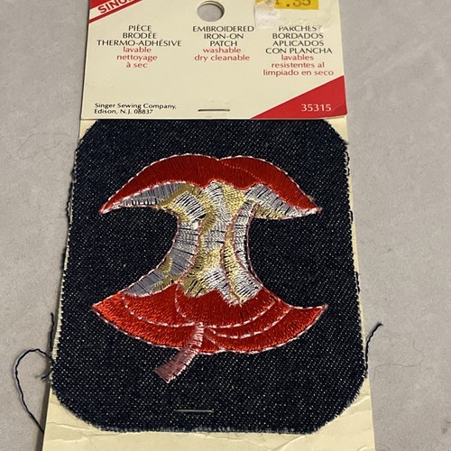 Singer Denim Iron-On Apple Core Patches item 35315 - Picture 5 of 9
