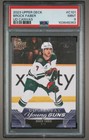 2023-24 Upper Deck UD Canvas Brock Faber YG YOUNG GUNS RC ROOKIE PSA 9 MINT