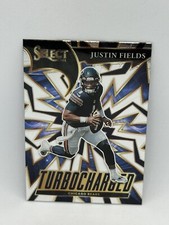 🚨2021 Panini Select Justin Fields Turbocharged Insert Chicago Bears Steelers🚨