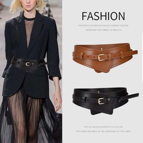 Girls Slimming Sweater Overcoat Belts for Women Pu Leather Apparel Accessories - Picture 19 of 29