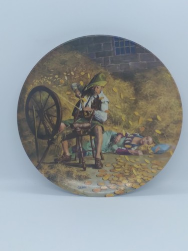 Grimm’s Fairy Tales RUMPELSTILZCHEN Plate by Charles Gehm Konigszelt Bayern COA - Picture 4 of 5