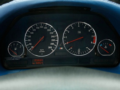 Per Bmw 5 E34 1988-1996 Aros de aluminio pulido para el conjunto de indicadores - Picture 7 of 13