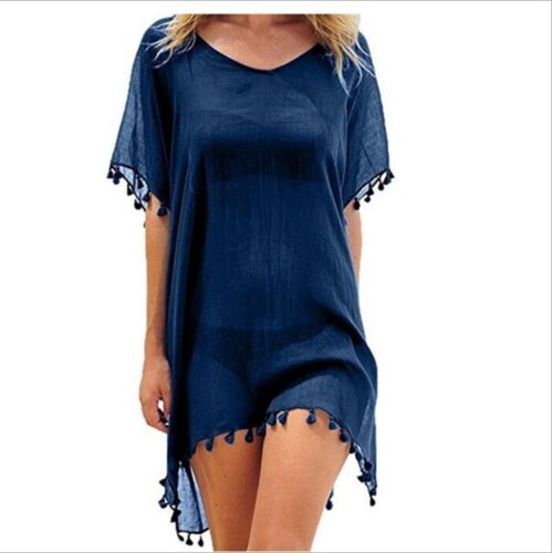 Mujeres Traje de baño para cubrir la playa Vestido de playa Bikini Traje de baño Caftán Vestidos de verano - Imagen 20 de 27