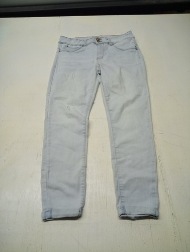 Womens YMI High Rise Blue Jeans Size 11 Distressed Light Wash - Picture 1 of 5