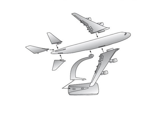 Emirates Airline Airbus A350-900XWB 1:200 Scale Model | PPC Holland - Imagen 5 de 5
