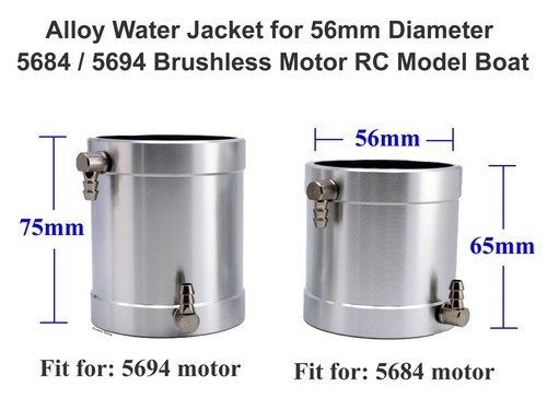 Alloy Water Cooling Jacket for 5684 5694 Brushless Motor Electric RC Model Boat - Picture 16 of 25