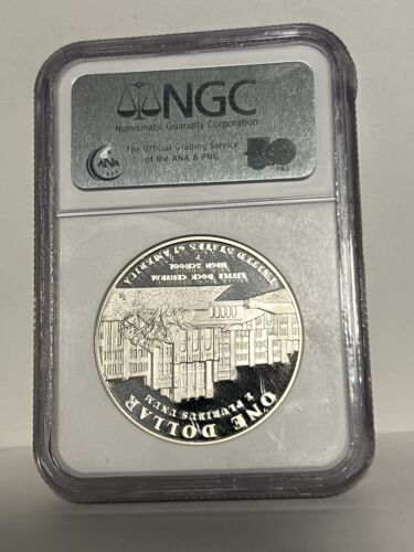 2007-P $1 Silver Commemorative Coin School Desegregation NGC PF70 ULTRA CAMEO - Picture 2 of 2