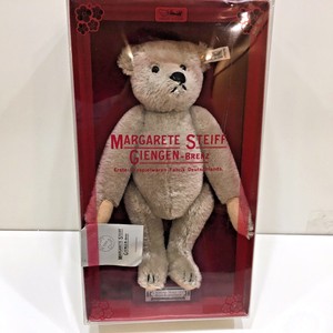 Steiff-MOHAIR-BEAR-1983-Limited-Edition-Gray-Model-0150-32-Growls-when-Moved