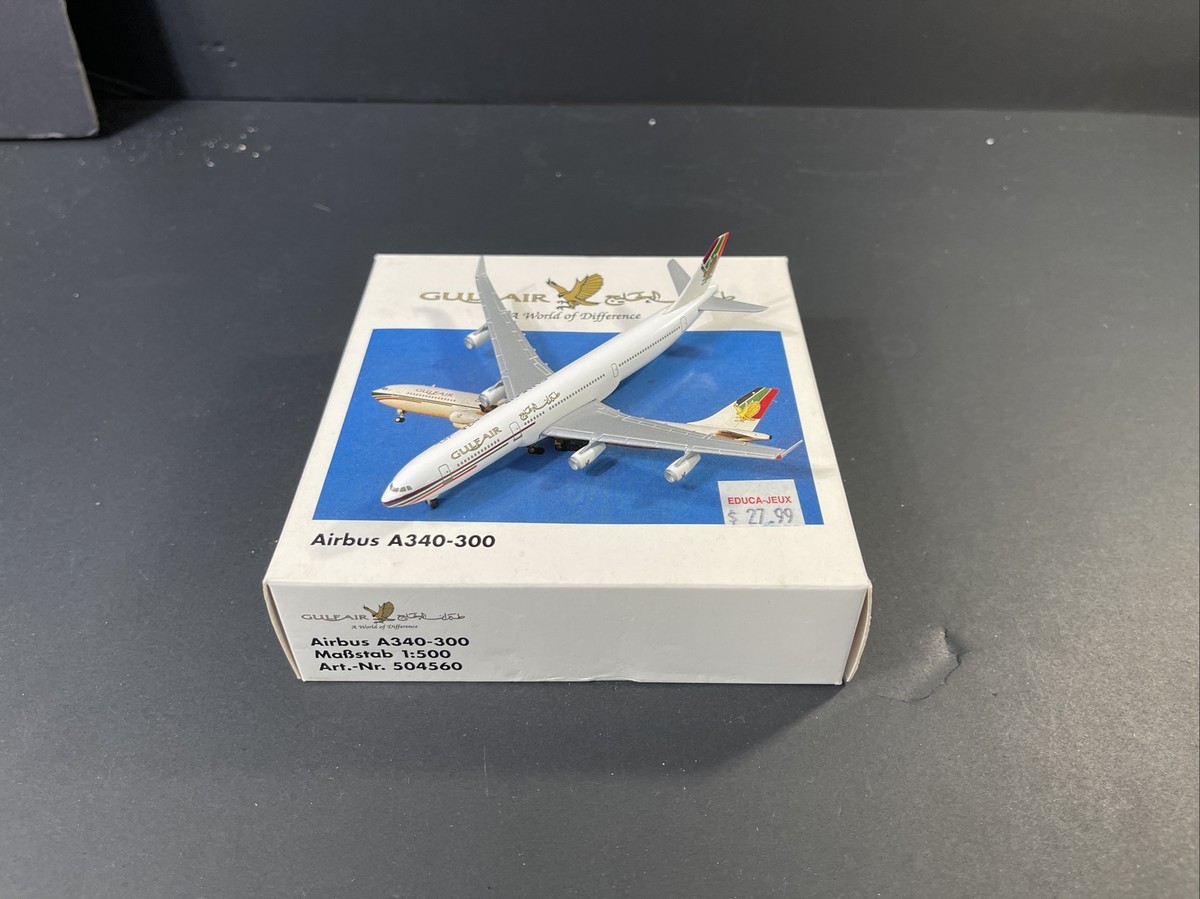 Herpa 1/500 #504560 Airbus A340-300 Gulf Air A.105 | eBay
