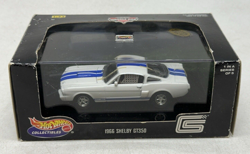 Modellino auto Shelby GT 350 1966 scala 1:43 pressofuso Muscle Car serie 1 1999 Hot Wheels - Foto 8 di 11