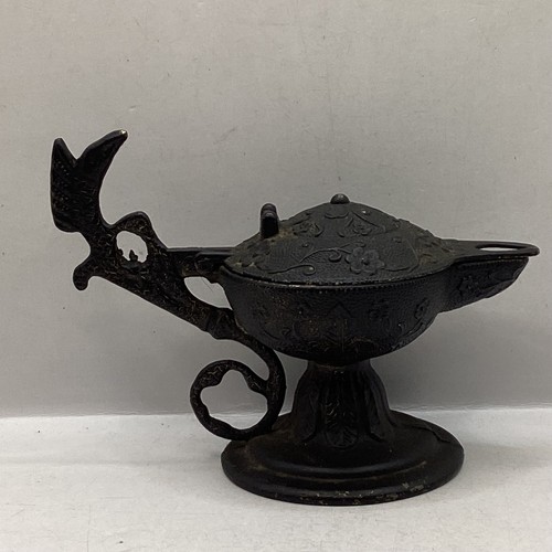 Cast Metal Genie Lamp Incense Burner, Made in Italy TA#711 - Picture 3 of 9
