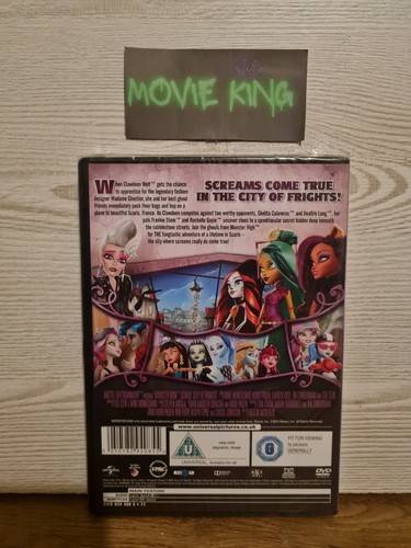 Monster High - Scaris City of Frights (DVD, 2014) [NEW & SEALED] [Region 2] [UK] - Picture 3 of 4