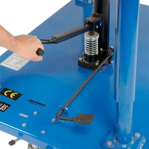 NEW! Work Positioning Post Lift Table Foot Control 2000 Lb Cap 36x24 ...