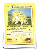 BROCK’S SANDSLASH - 1st Edition Gym Heroes  - 23/132 - Rare - Pokemon - NM