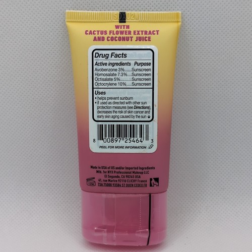 NYX Professional Makeup Blur Screen SFP 30 Blurring Makeup Primer - Picture 2 of 2