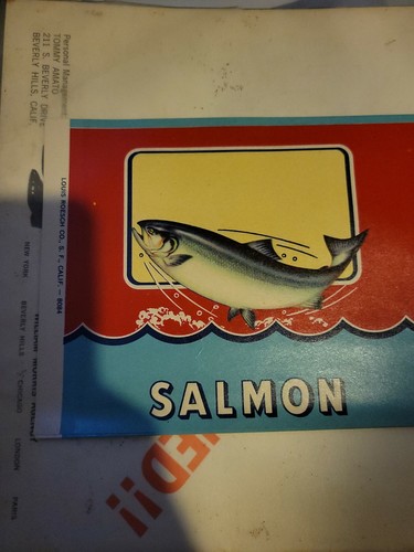 LABEL LACHS LOUIS ROESCH COMPANY SAN FRANCISCO CA KUNSTSTOFF TRUE VINTAGE #8084. - Bild 2 von 3
