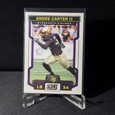 2023 Panini Score Football Rookie RC #375 Andre Carter II Minnesota Vikings