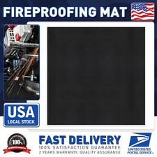 39"x39" Welding Blanket Fabric Fire Retardant High Temp Protective Fabric Mat US