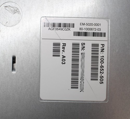 EMC Brocade 5000 DS-5000B Fibre Channel Switch w/ 32*SFPs Avago 4Gb, 100-652-505 - Picture 3 of 8