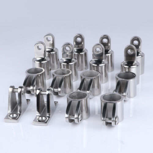 Set of 16 4-Bow 1" Bimini Top Fittings Stainless Steel Marine Boat Hardware - Picture 2 of 8