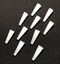High Temp Masking Silicone Tapered Plugs, Stoppers, Bungs, Powder Coating .3x.1"