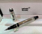 Rare Montblanc Special Limited Edition Boheme Black+Silver Color Ballpoint Pen