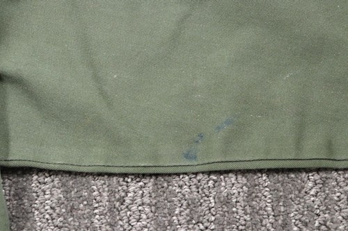 Vintage 70s Military Green Shirt Button-up Grunge Men's Medium Skater True Vtg - Picture 7 of 15
