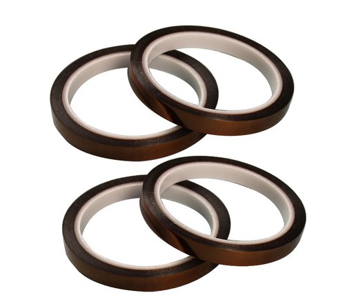 6 Rolls 10mm X 30m(100ft) High Temperature Heat Press Resistant Polyimide Tape - Bild 10 von 18