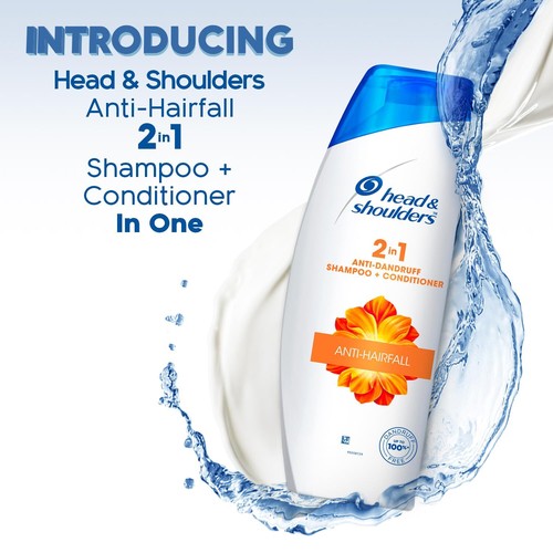 New Head & Shoulders Anti HairFall Anti Dandruff Hair Fall Shampoo + Conditioner - Picture 3 of 20
