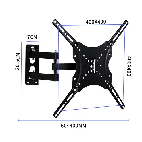 TILT/SWIVEL SLIM/FLAT TV WALL BRACKET MOUNT FOR 14"-120" INCH 3D LCD LED PLASMA - Picture 72 of 79