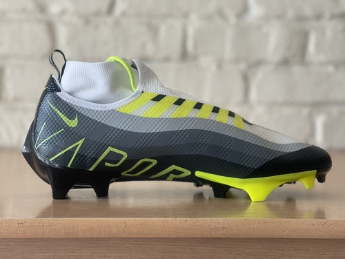 Scarpe da calcio Nike Vapor Edge Pro 360 grigio Volt da uomo taglia 12,5 DQ3670-071 - Foto 7 di 10