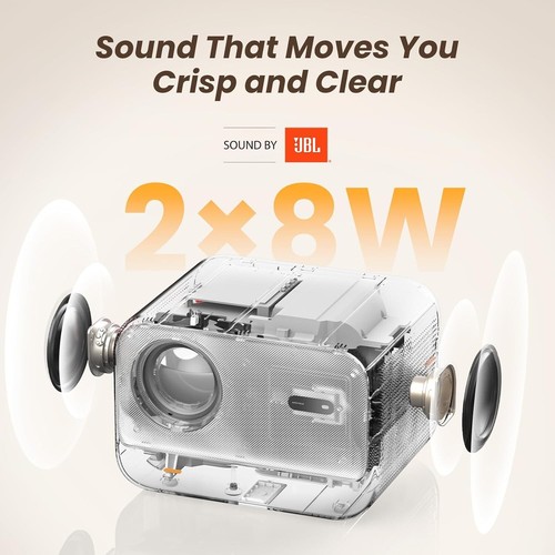 Yaber L2S Projector – Native 1080P Autofocus Portable Movie Projector JBL Sound - Picture 6 of 7