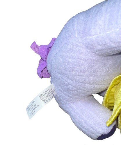 Fisher Price Winnie Pooh Heffalump Elephant Plush Purple Duck Lovey Yellow - Picture 5 of 5