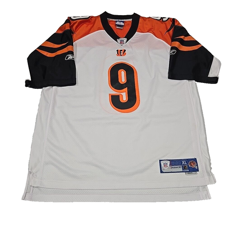 Maglia Vintage Cincinnati Bengals Carson Palmer #9 NFL Taglia XL Reebok Uomo - Foto 2 di 17