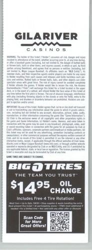 St. Louis Cardinals vs  Diamondbacks 8/10/2015 Full Ticket - Josh Collmenter	 - Picture 2 of 2