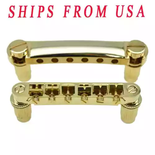Genuine LP Tune-o-Matic Bridge and Stop Bar Tailpiece for Epiphone Les Paul Gold