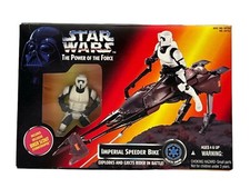 Star Wars Power of the Force Imperial Speeder Bike Luke Skywalker Speeder Bike