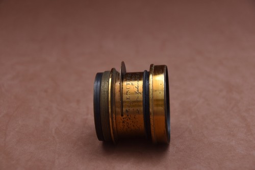 E Suter Basel Aplanat C No. 3 Brass Brass Lens - Picture 4 of 6