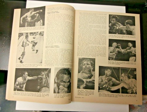THE RING NOV 1957 RAY ROBINSON COVER BOXING MAGAZINE RARE COOL VINTAGE CONDITION - Picture 4 of 4