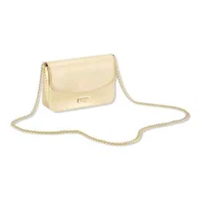 Jimmy Choo Parfums gold Handbag Purse Shoulder Bag Crossbody New